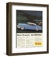 GM Buick V8 Power -But Special-null-Framed Art Print