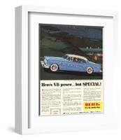 GM Buick V8 Power -But Special-null-Framed Art Print