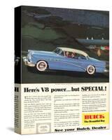 GM Buick V8 Power -But Special-null-Stretched Canvas