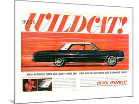 GM Buick - Wildcat Luxury Car-null-Mounted Premium Giclee Print