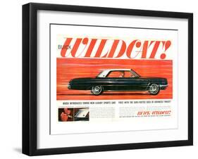 GM Buick - Wildcat Luxury Car-null-Framed Art Print