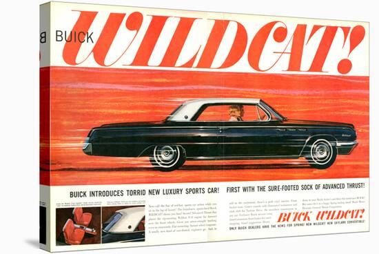 GM Buick - Wildcat Luxury Car-null-Stretched Canvas