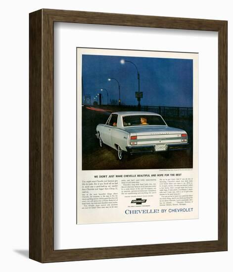 GM Chevelle By Chevrolet-null-Framed Art Print