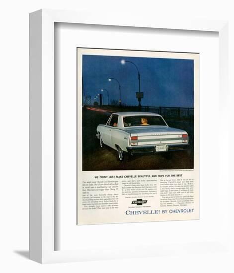 GM Chevelle By Chevrolet-null-Framed Art Print