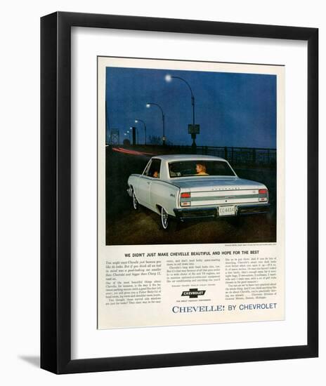 GM Chevelle By Chevrolet-null-Framed Art Print