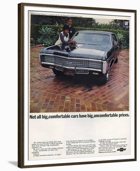 GM Chevrolet Comfortable Cars-null-Framed Premium Giclee Print