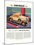 GM Chevrolet Driving Thrills-null-Mounted Art Print