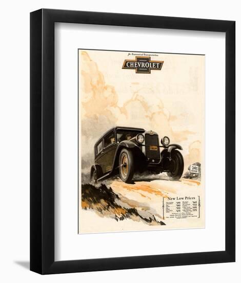 GM Chevrolet Economic Transport-null-Framed Art Print