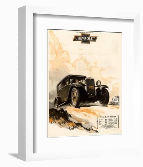 GM Chevrolet Economic Transport-null-Framed Art Print