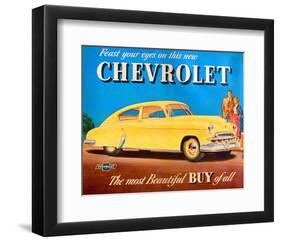 GM Chevrolet Feast Your Eyes-null-Framed Art Print