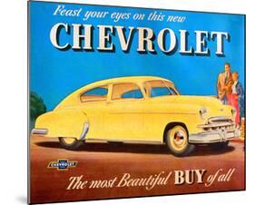 GM Chevrolet Feast Your Eyes-null-Mounted Art Print