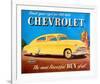 GM Chevrolet Feast Your Eyes-null-Framed Art Print