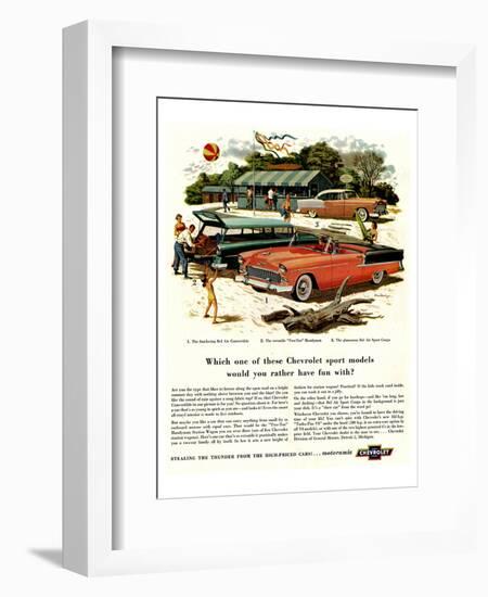 GM Chevrolet - Have Fun With-null-Framed Premium Giclee Print