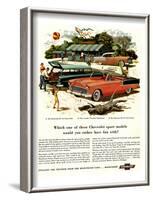 GM Chevrolet - Have Fun With-null-Framed Art Print