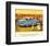 GM Chevrolet High Compression-null-Framed Art Print