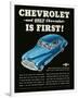 GM Chevrolet is First-null-Framed Premium Giclee Print
