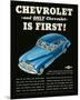 GM Chevrolet is First-null-Mounted Premium Giclee Print