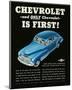 GM Chevrolet is First-null-Mounted Art Print