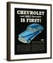 GM Chevrolet is First-null-Framed Art Print