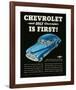 GM Chevrolet is First-null-Framed Art Print