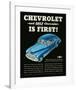 GM Chevrolet is First-null-Framed Art Print