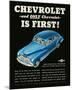 GM Chevrolet is First-null-Mounted Art Print