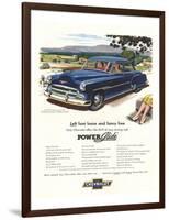 GM Chevrolet Left Foot Loose-null-Framed Premium Giclee Print