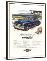 GM Chevrolet Left Foot Loose-null-Framed Premium Giclee Print