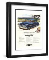 GM Chevrolet Left Foot Loose-null-Framed Art Print