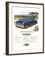 GM Chevrolet Left Foot Loose-null-Framed Art Print