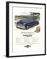 GM Chevrolet Left Foot Loose-null-Framed Art Print