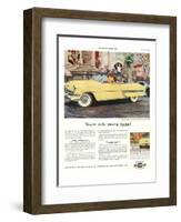 GM Chevrolet- Only Young Twice-null-Framed Art Print