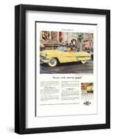 GM Chevrolet- Only Young Twice-null-Framed Art Print