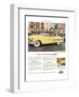 GM Chevrolet- Only Young Twice-null-Framed Art Print