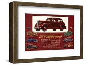 GM Chevrolet's the Choice-null-Framed Art Print