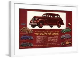 GM Chevrolet's the Choice-null-Framed Art Print