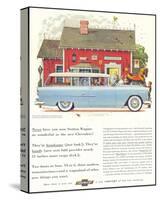 GM Chevrolet Station Wagons-null-Stretched Canvas