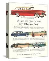 GM Chevrolet - Stylish Wagons-null-Stretched Canvas