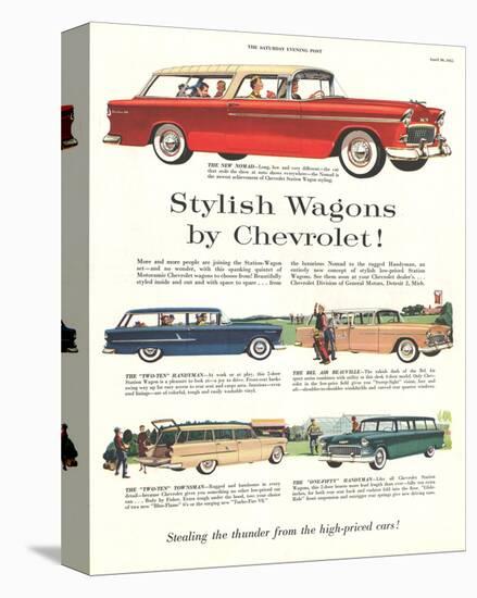 GM Chevrolet - Stylish Wagons-null-Stretched Canvas