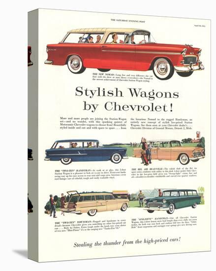 GM Chevrolet - Stylish Wagons-null-Stretched Canvas