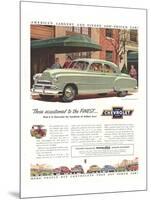 GM Chevy-Accustomed to Finest-null-Mounted Premium Giclee Print