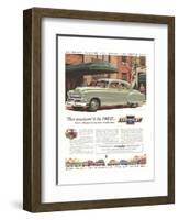 GM Chevy-Accustomed to Finest-null-Framed Art Print