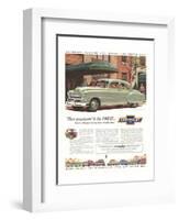 GM Chevy-Accustomed to Finest-null-Framed Art Print