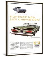 GM Chevy Bel Air 4-Door Sedan-null-Framed Premium Giclee Print