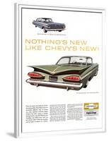 GM Chevy Bel Air 4-Door Sedan-null-Framed Premium Giclee Print