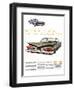 GM Chevy Bel Air 4-Door Sedan-null-Framed Art Print