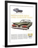 GM Chevy Bel Air 4-Door Sedan-null-Framed Art Print