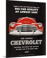 GM Chevy Big Car Quality-null-Mounted Premium Giclee Print
