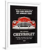 GM Chevy Big Car Quality-null-Framed Art Print