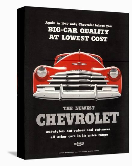 GM Chevy Big Car Quality-null-Stretched Canvas